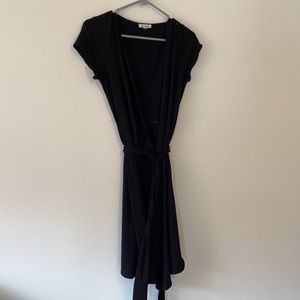 Max Studio Black Wrap Dress Size Small
